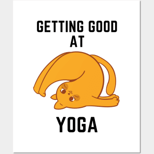 Yoga Kitty Posters and Art